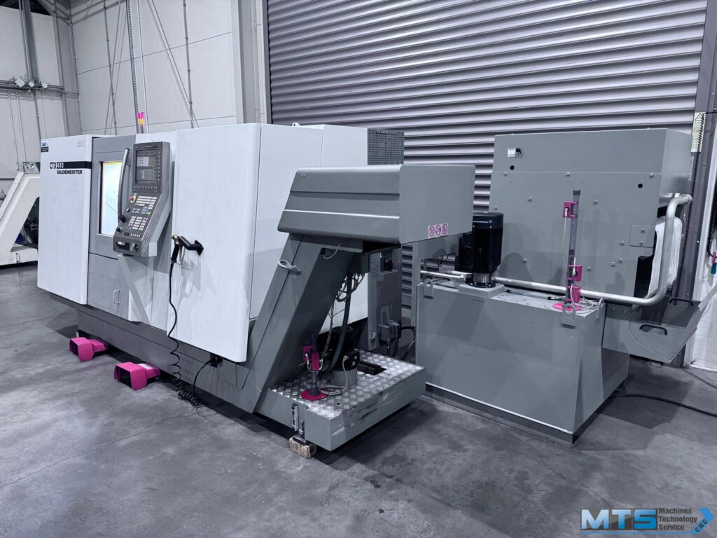 Tokarka CNC Gildemeister CTX 410 z przeciwwrzecionem i napędzanymi narzędziami