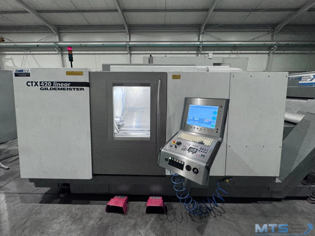 Tokarka CNC DMG Gildemeister CTX 420 linear z przeciwwrzecionem, osią C oraz napędzanymi narzędziami