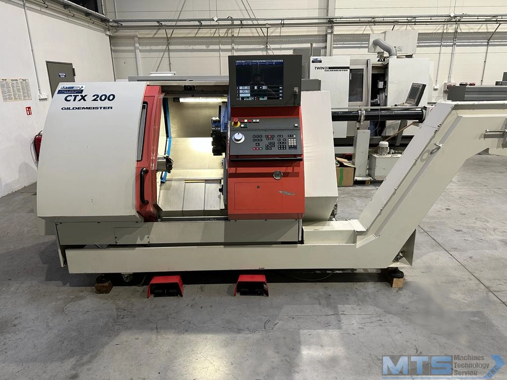 Tokarka CNC Gildemeister CTX 200 z osią C i napędzanymi narzędziami