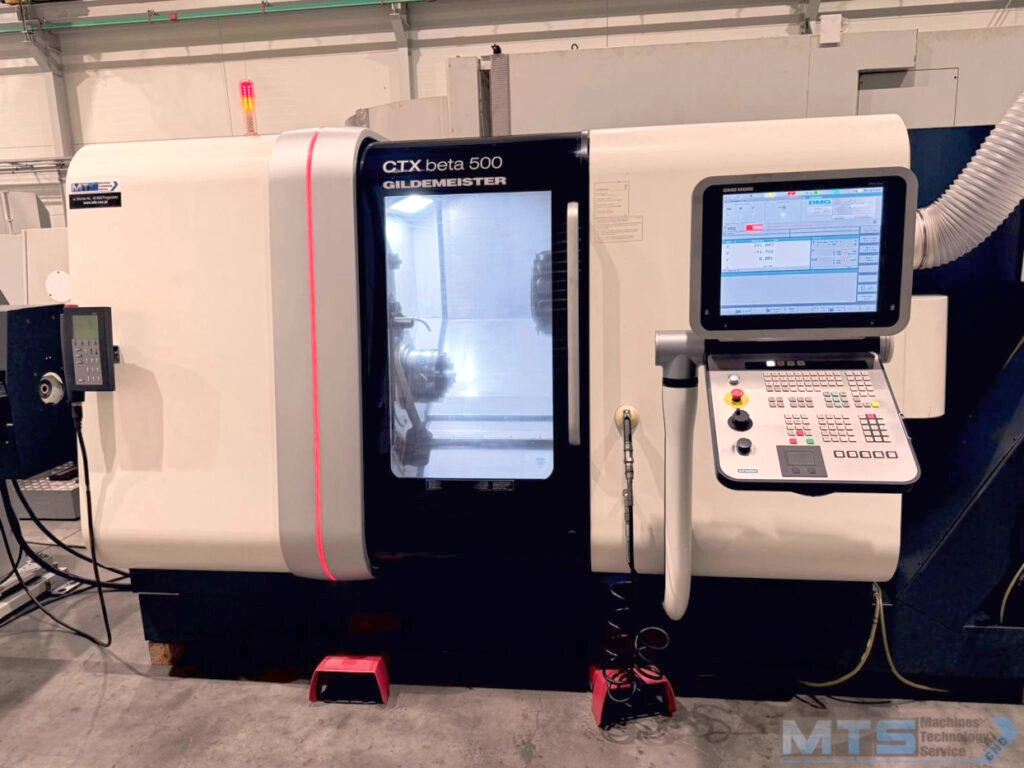 TOKARKA CNC DMG MORI CTX BETA 500 V6 z OSIĄ C,Y I NAPĘDZANYMI NARZĘDZIAMI