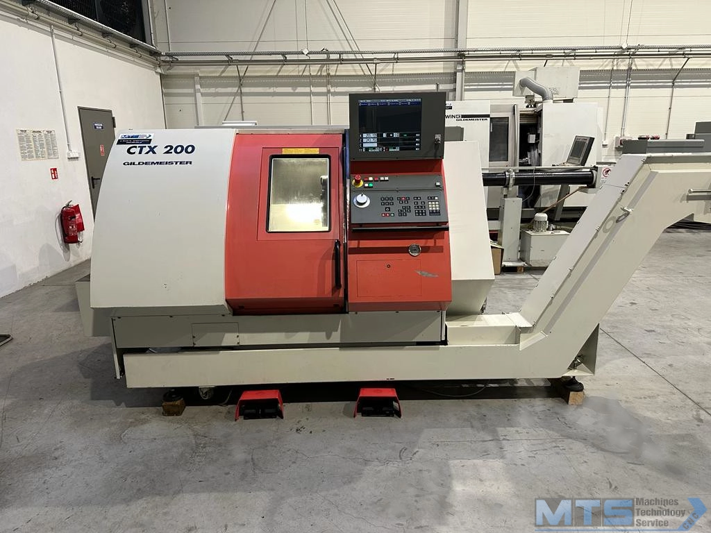 Tokarka CNC Gildemeister CTX 200 z osią C i napędzanymi narzędziami
