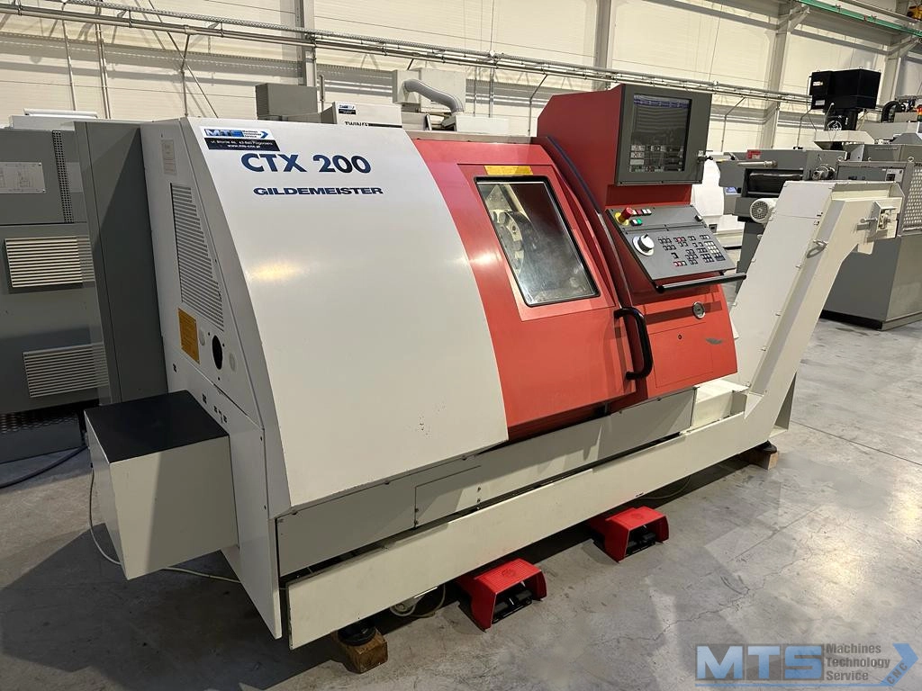 Tokarka CNC Gildemeister CTX 200 z osią C i napędzanymi narzędziami