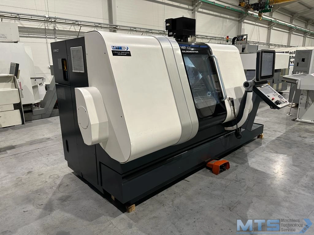 Tokarka CNC Gildemeister NEF 400 z osią C i napędzanymi narzędziami
