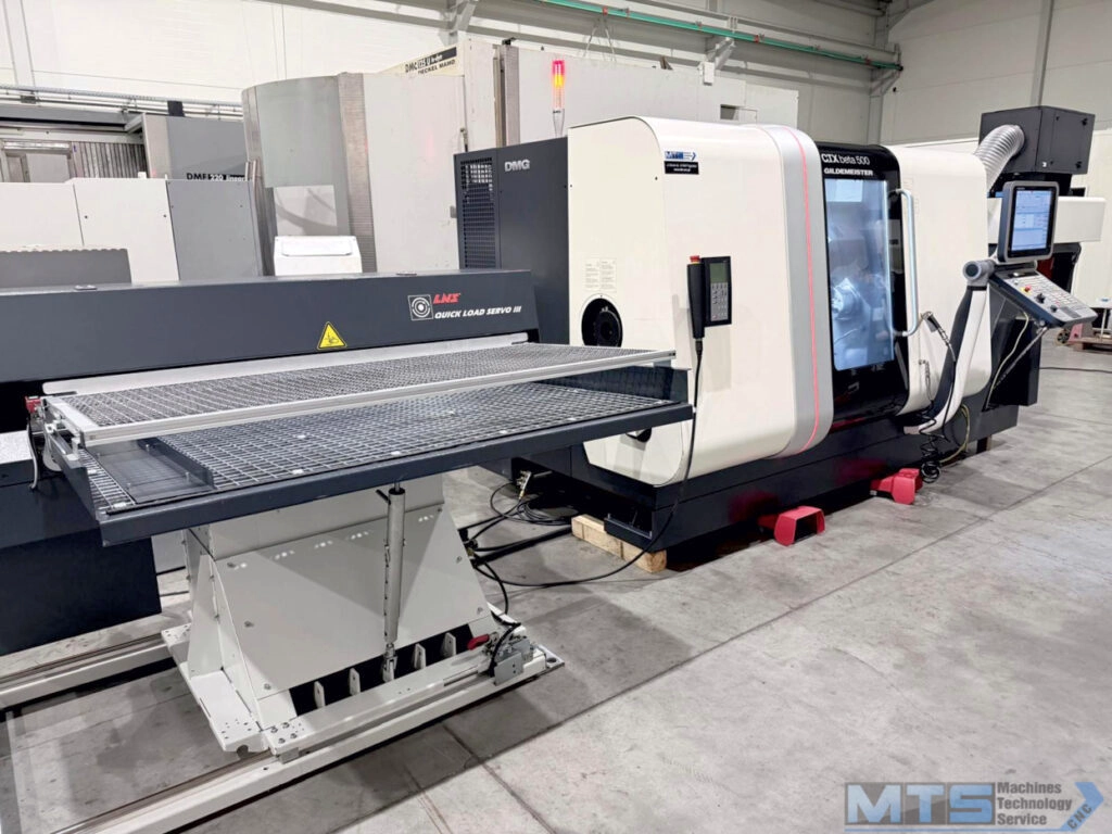 TOKARKA CNC DMG MORI CTX BETA 500 V6 z OSIĄ C,Y I NAPĘDZANYMI NARZĘDZIAMI