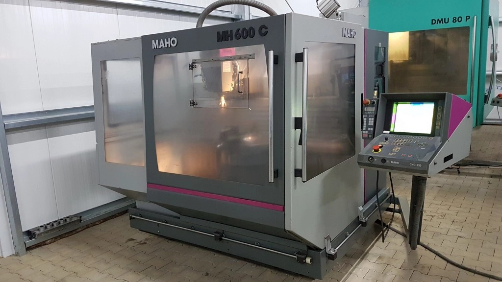 Frezarka CNC Centrum Obróbcze MAHO MH 600 C. 4osie