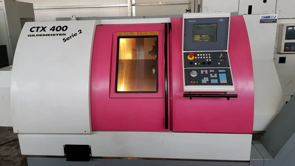 TOKARKA CNC GILDEMEISTER CTX 400 Serii 2 z OSIĄ C NAPĘDZANYMI NARZĘDZIAMI