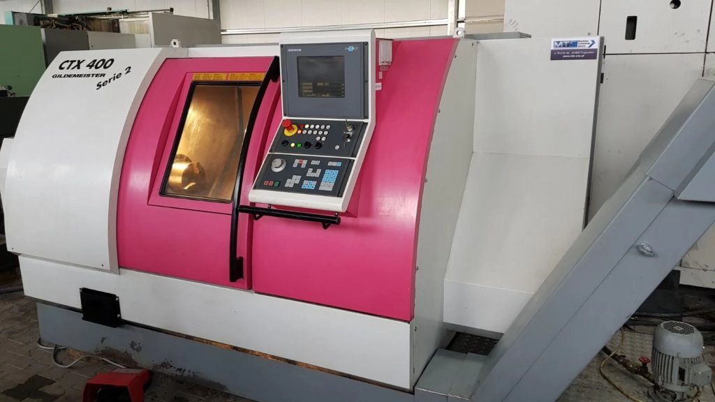 TOKARKA CNC GILDEMEISTER CTX 400 Serii 2 z OSIĄ C NAPĘDZANYMI NARZĘDZIAMI