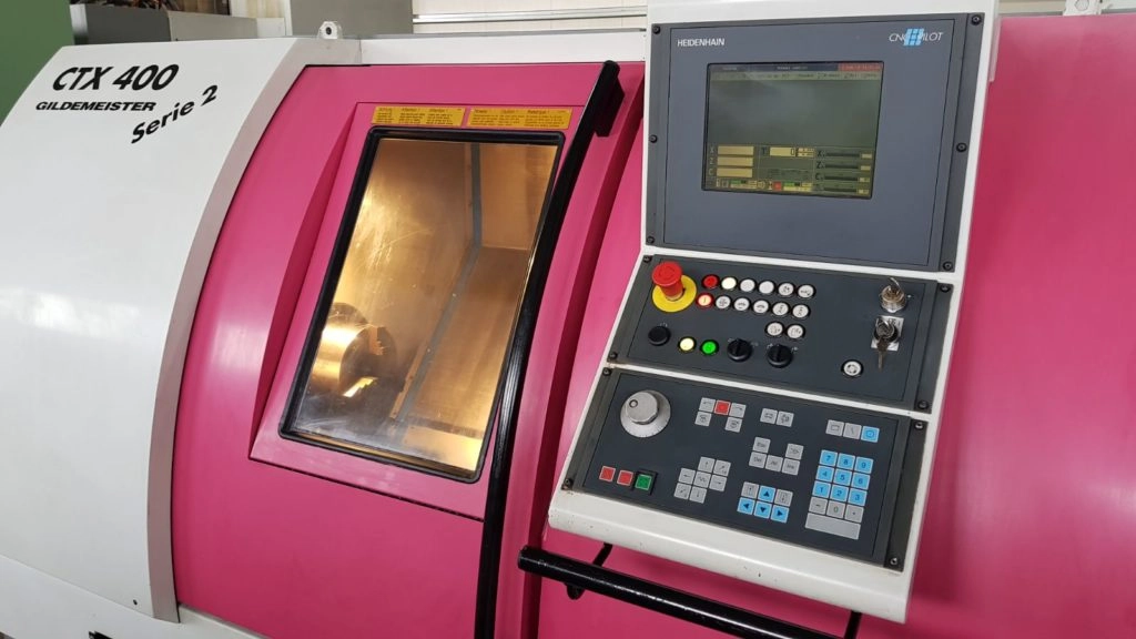 TOKARKA CNC GILDEMEISTER CTX 400 Serii 2 z OSIĄ C NAPĘDZANYMI NARZĘDZIAMI