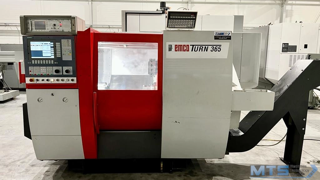Tokarka CNC Emco Turn 365 z osią C i napędzanymi narzędziami