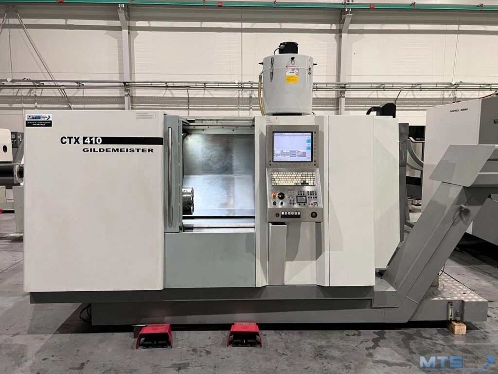 Tokarka CNC DMG Gildemeister CTX 410 z osią C i napędzanymi narzędziami