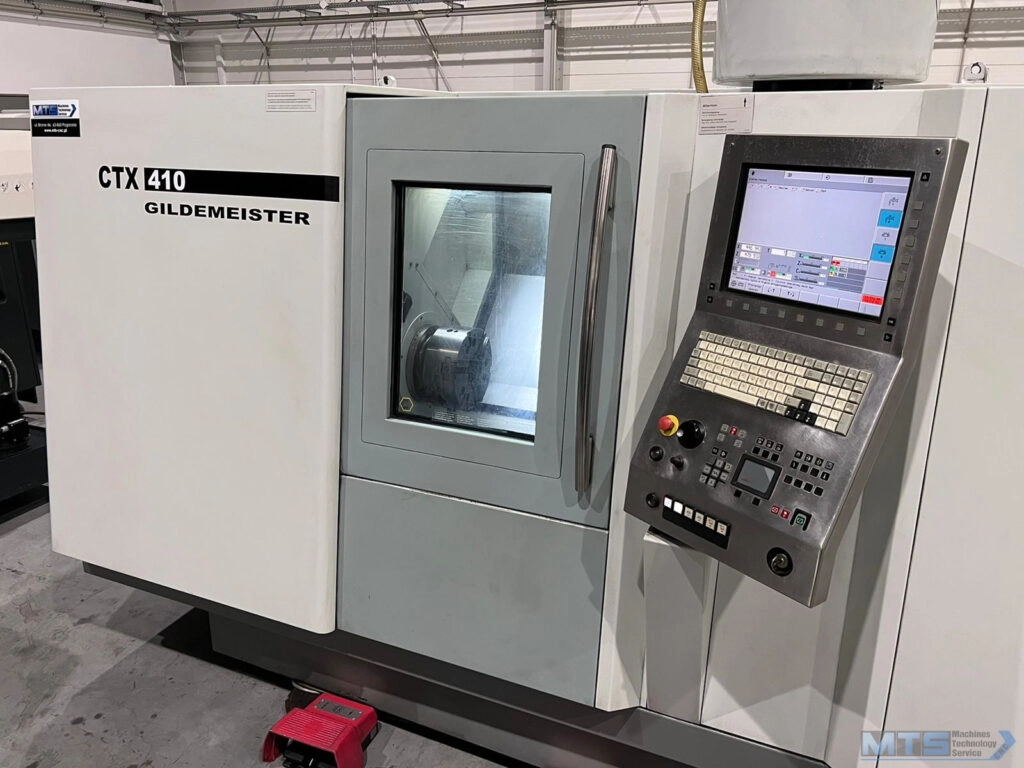 Tokarka CNC DMG Gildemeister CTX 410 z osią C i napędzanymi narzędziami