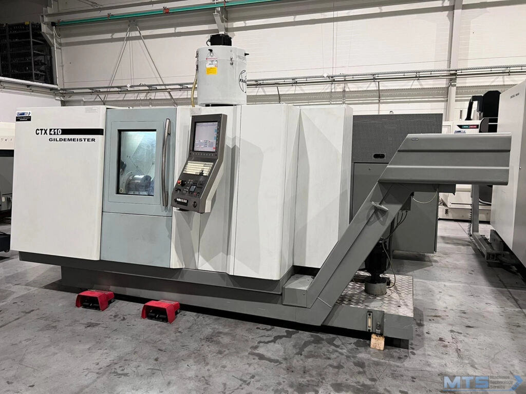 Tokarka CNC DMG Gildemeister CTX 410 z osią C i napędzanymi narzędziami