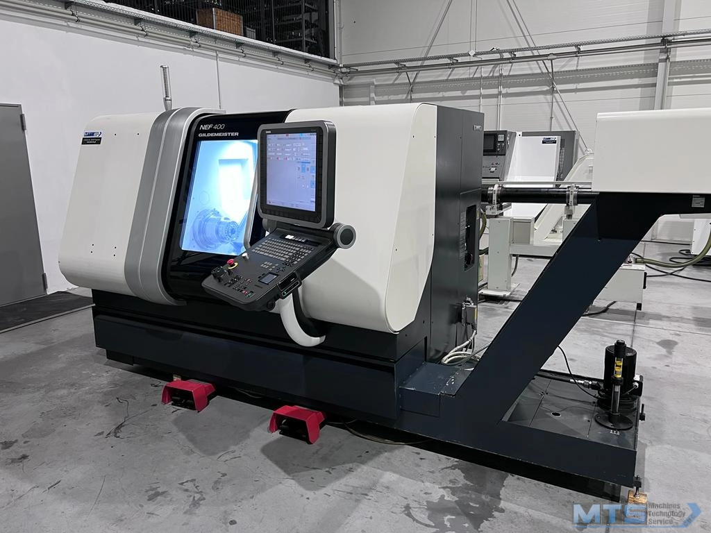 Tokarka CNC DMG Gildemeister NEF 400 z osią C i napędzanymi narzędziami
