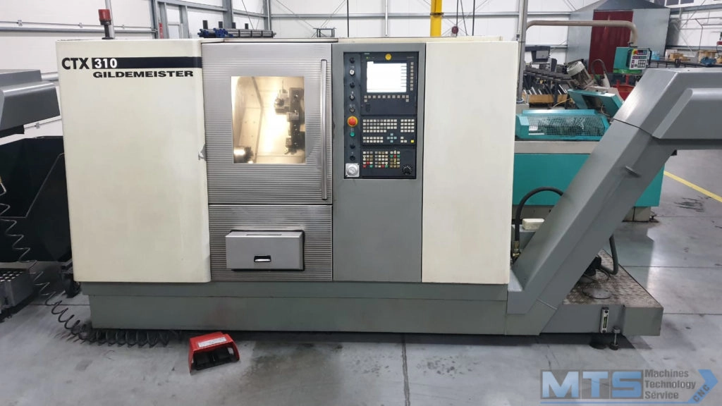Tokarka CNC GILDEMEISTER CTX 310 z osią C oraz napędzanymi narzędziami