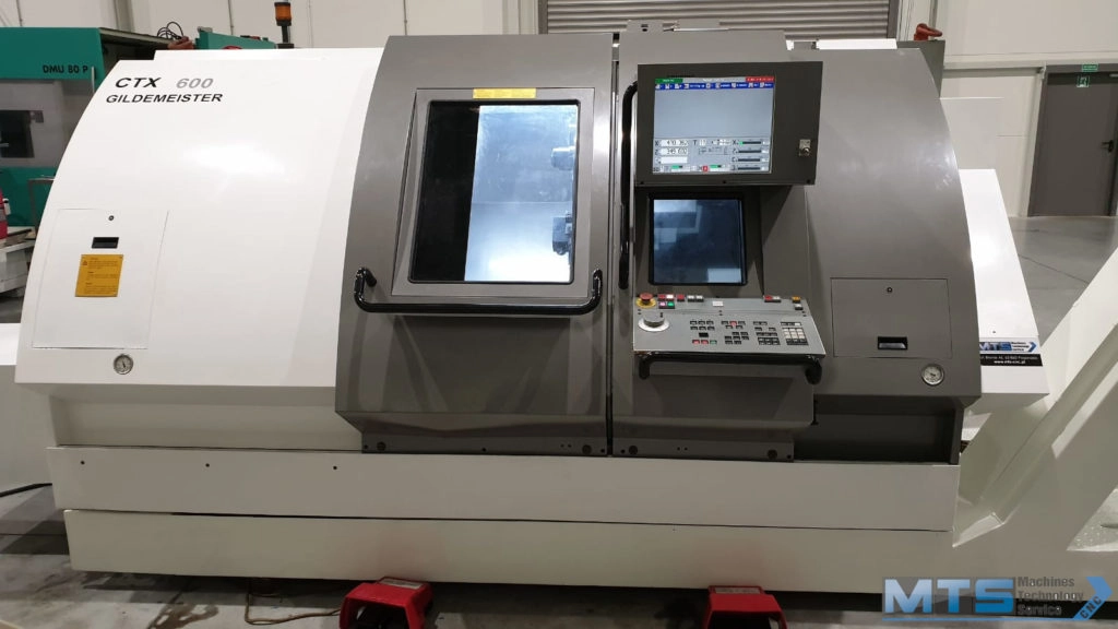 Tokarka CNC Gildemeister CTX 600 z osią C oraz napędzanymi narzędziami
