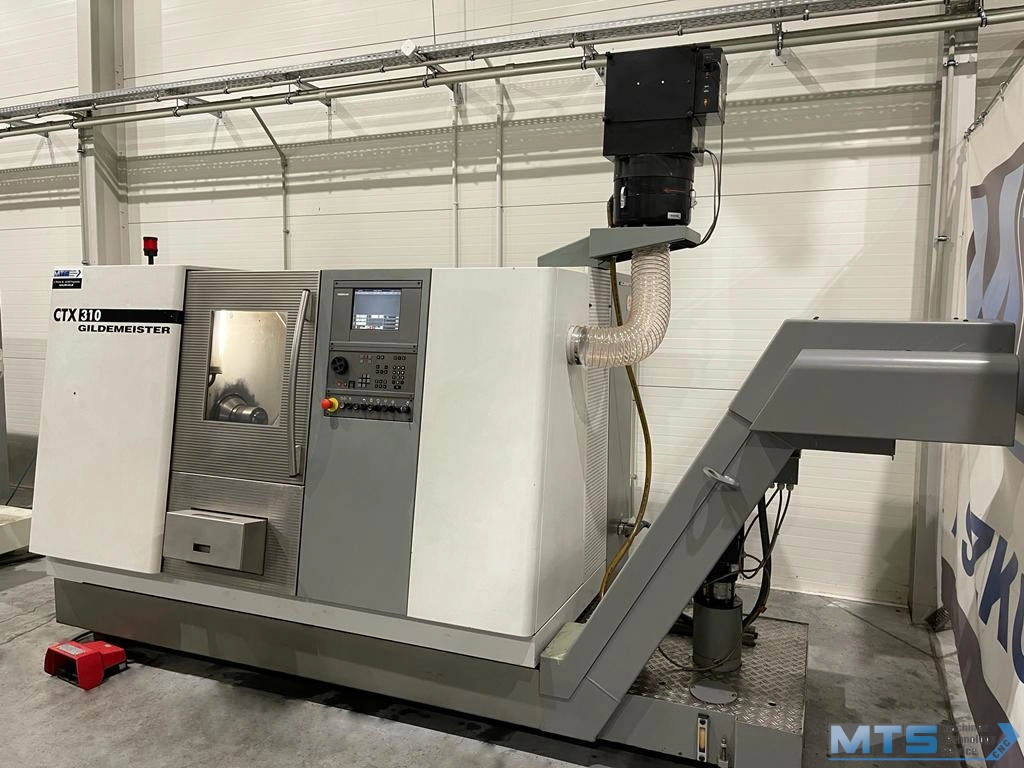 Tokarka CNC Gildemeister CTX 310 z osią C oraz napędzanymi narzędziami