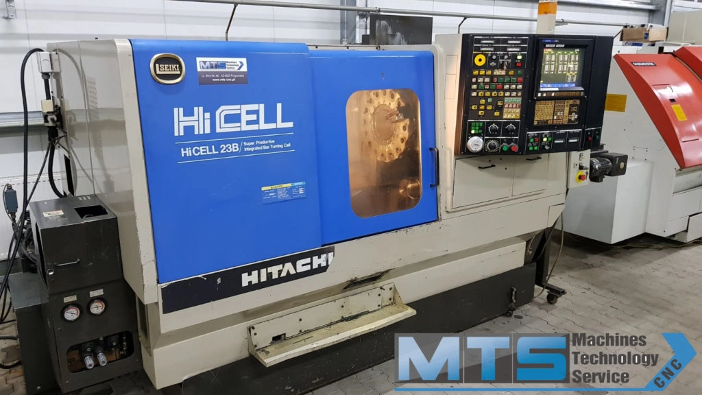 Tokarka CNC HITACHI HiCELL 23B, 5-cio osiowa z napędzanymi narzędziami