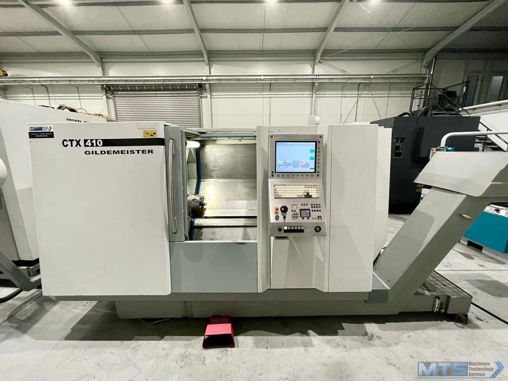 Tokarka CNC Gildemeister CTX 410 z osią C oraz napędzanymi narzędziami