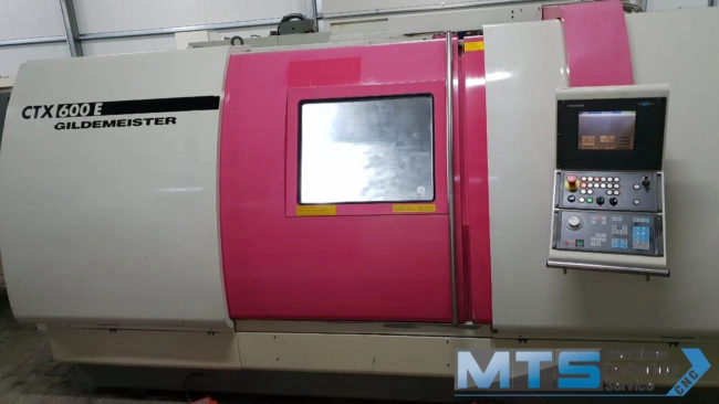 TOKARKA CNC GILDEMEISTER CTX 600 E z OSIĄ C OSIĄ Y i  NAPĘDZANYMI NARZĘDZIAMI