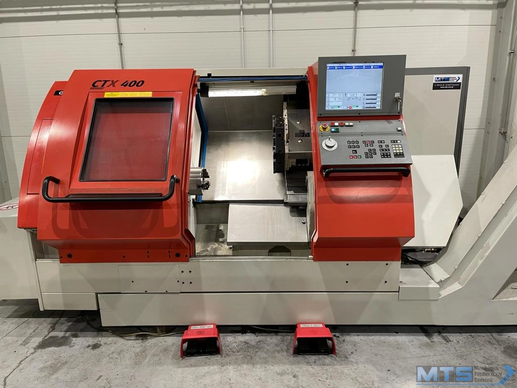 Tokarka CNC Gildemeister CTX 400 z osią C i napędzanymi narzędziami