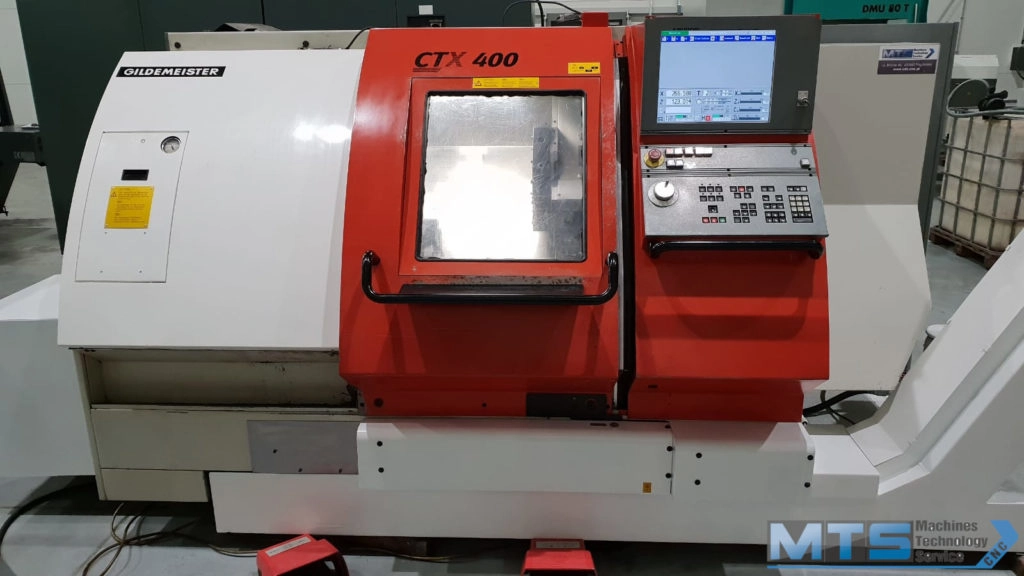 Tokarka CNC Gildemeister CTX 400 z osią C i napędzanymi narzędziami