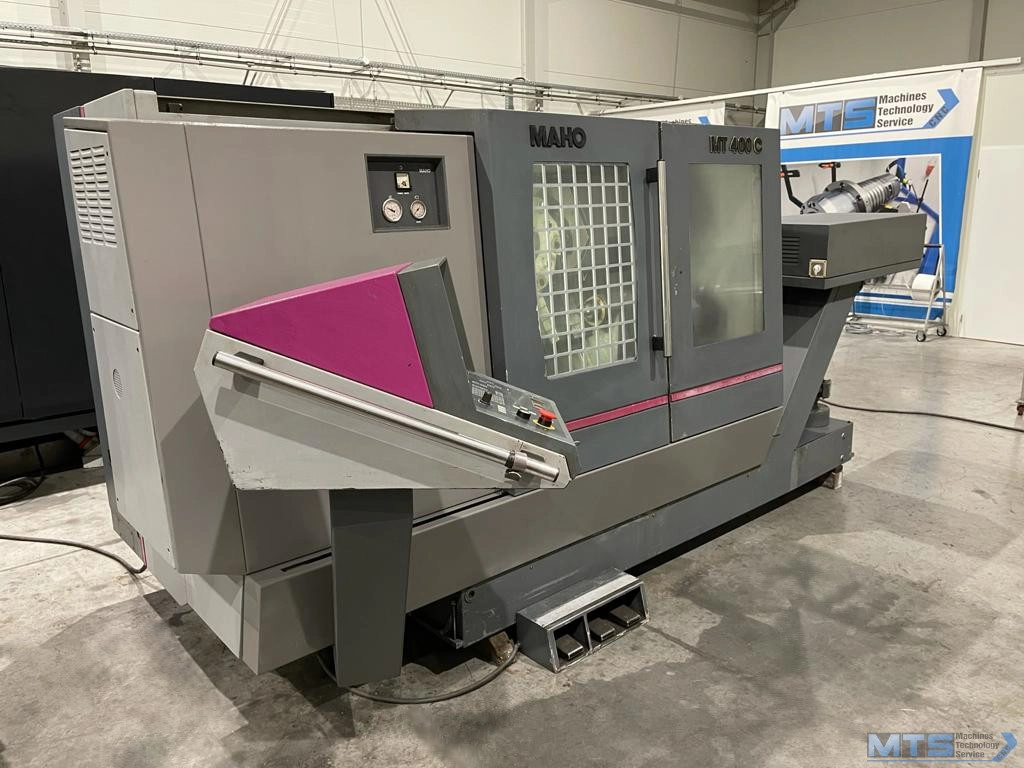 Tokarka CNC Maho MT 400C z osią C oraz napędzanymi narzędziami