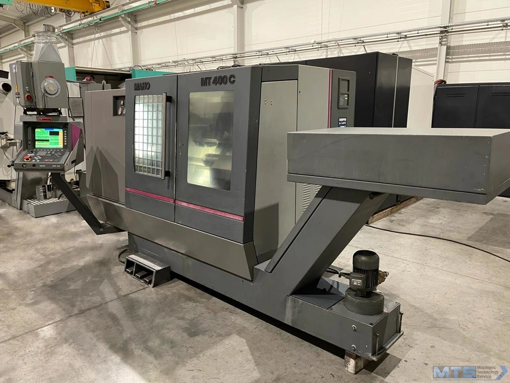 Tokarka CNC Maho MT 400C z osią C oraz napędzanymi narzędziami