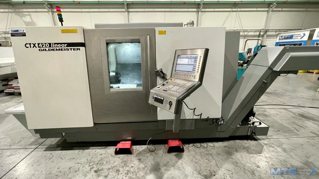 TOKARKA CNC GILDEMEISTER CTX 420 linear z napędzanymi narzędziami i osią C