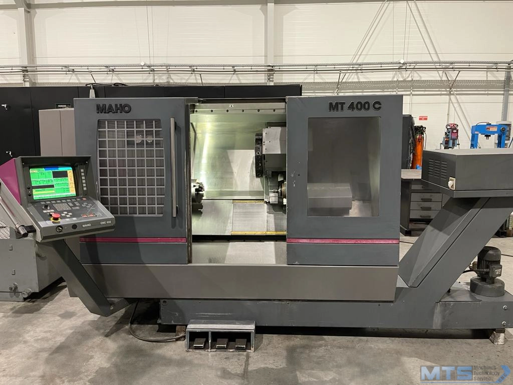 Tokarka CNC Maho MT 400C z osią C oraz napędzanymi narzędziami