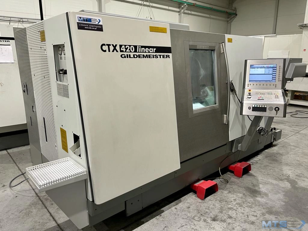 TOKARKA CNC GILDEMEISTER CTX 420 linear z napędzanymi narzędziami i osią C