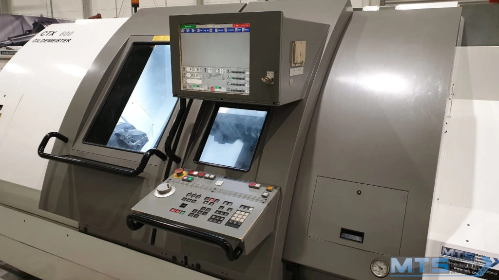 Tokarka CNC Gildemeister CTX 600 z osią C oraz napędzanymi narzędziami