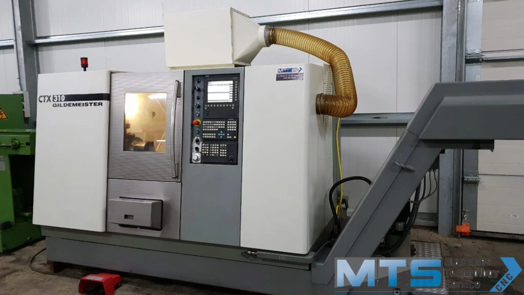 Tokarka CNC Gildmeister CTX 310 z osią C oraz napędzanymi narzędziami