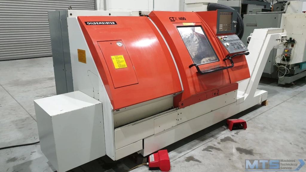 Tokarka CNC Gildemeister CTX 400 z osią C oraz napędzanymi narzędziami