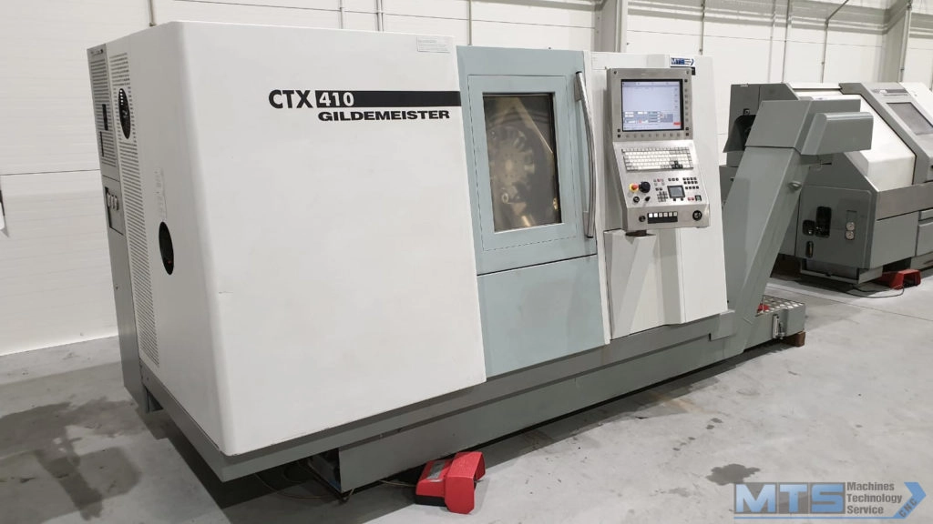 Tokarka CNC Gildemeister CTX 410 z osią C oraz napędzanymi narzędziami