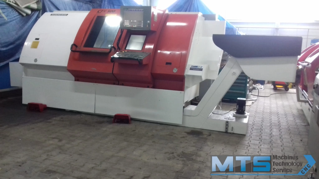 Tokarka CNC Gildemeister CTX 500 z osią C oraz napędzanymi narzędziami