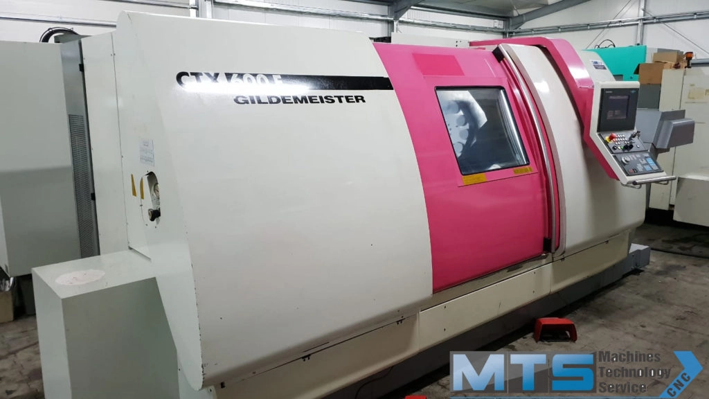 TOKARKA CNC GILDEMEISTER CTX 600 E z OSIĄ C OSIĄ Y i NAPĘDZANYMI NARZĘDZIAMI