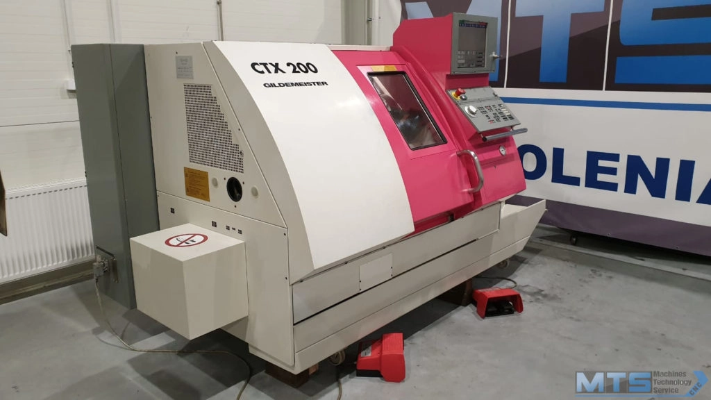 Tokarka CNC Gildemeister CTX 200 z osią C oraz napędzanymi narzędziami