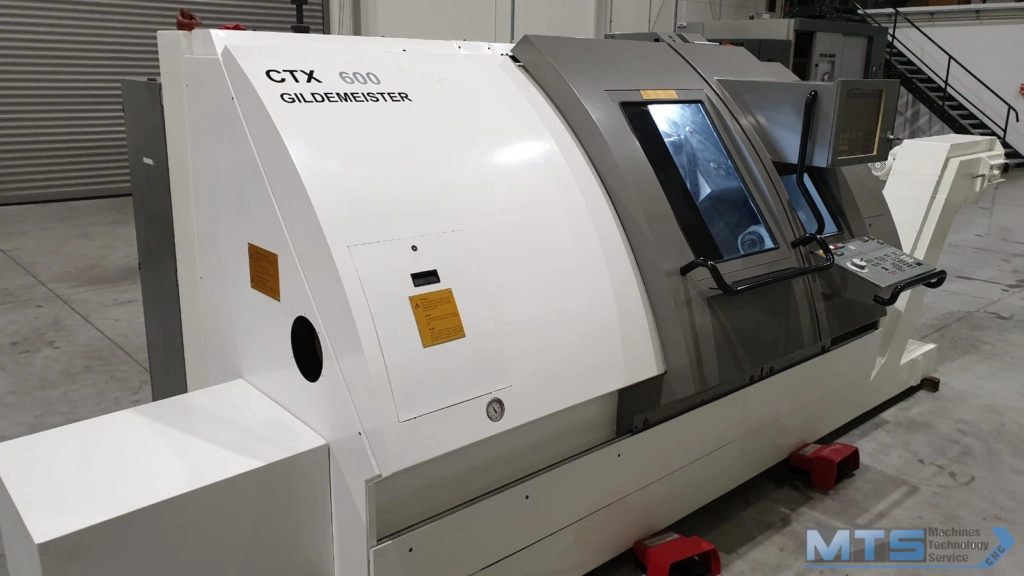 Tokarka CNC Gildemeister CTX 600 z osią C oraz napędzanymi narzędziami