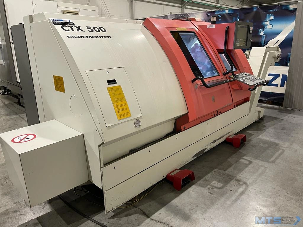 Tokarka CNC Gildemeister CTX 500 z osią C oraz napędzanymi narzędziami