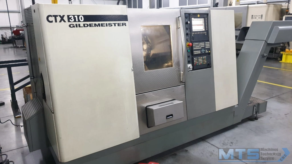 Tokarka CNC GILDEMEISTER CTX 310 z osią C oraz napędzanymi narzędziami