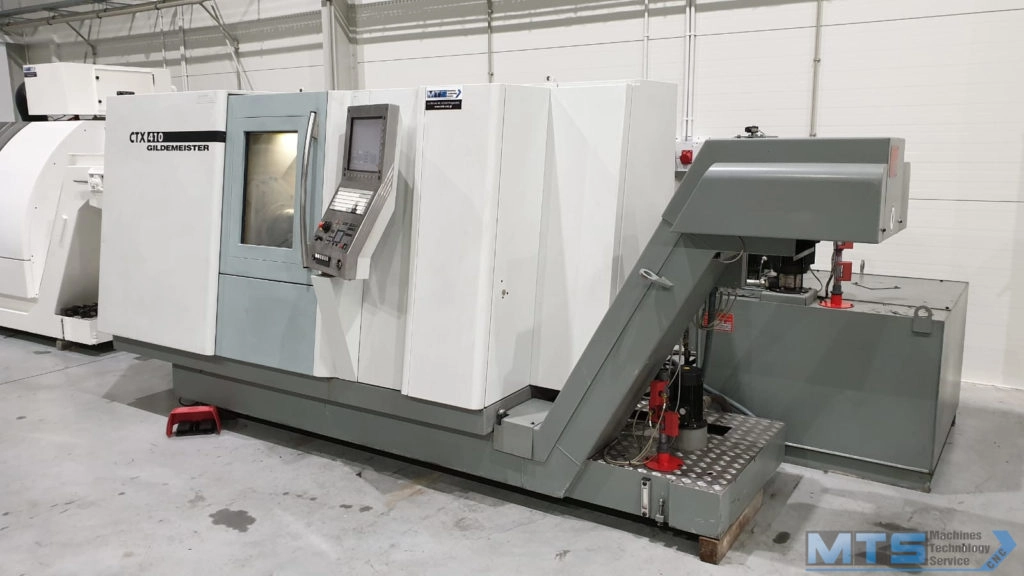 Tokarka CNC Gildemeister CTX 410 z osią C oraz napędzanymi narzędziami