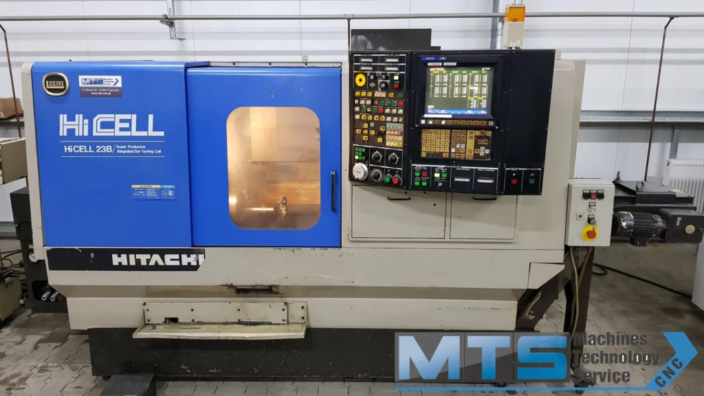 Tokarka CNC HITACHI HiCELL 23B, 5-cio osiowa z napędzanymi narzędziami