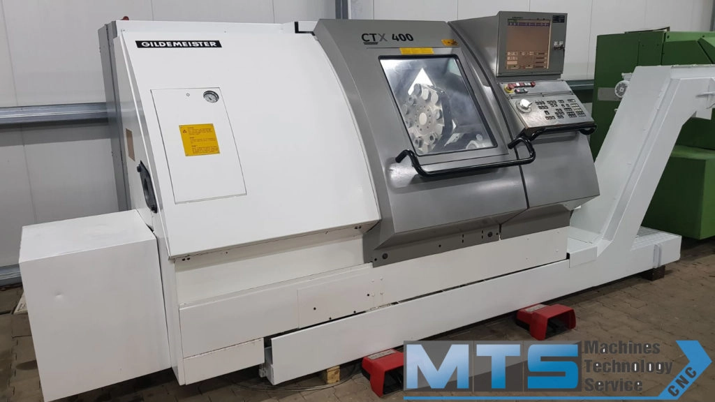 Tokarka CNC Gildemeister CTX 400 z osią C oraz napędzanymi narzędziami