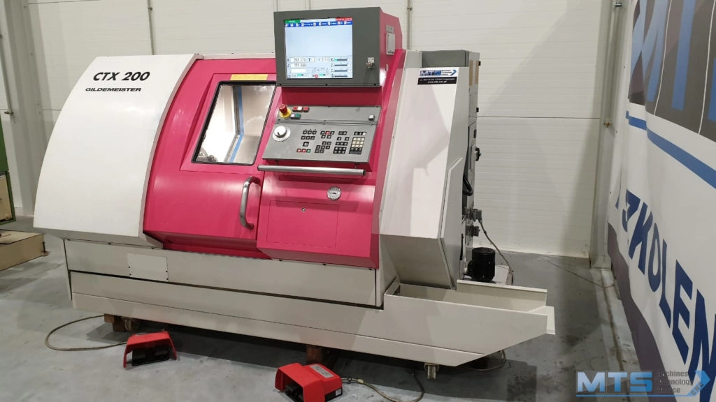 Tokarka CNC Gildemeister CTX 200 z osią C oraz napędzanymi narzędziami