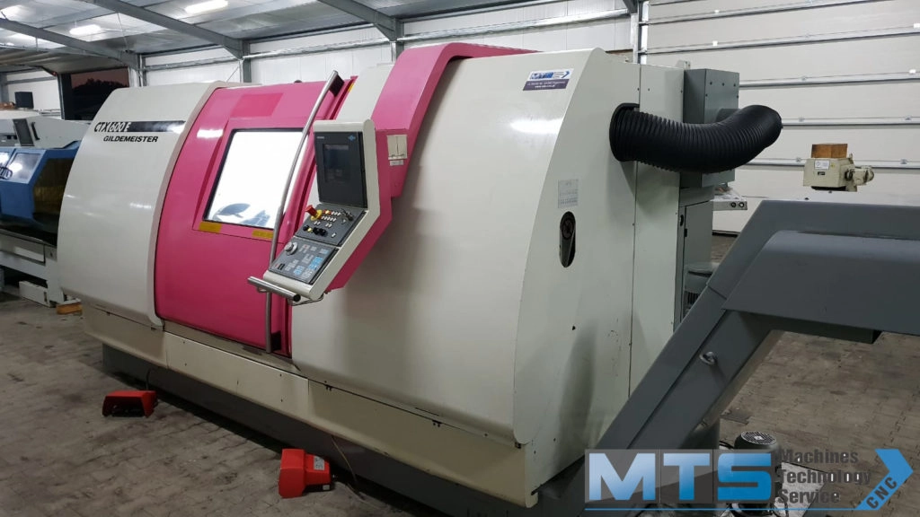 TOKARKA CNC GILDEMEISTER CTX 600 E z OSIĄ C OSIĄ Y i NAPĘDZANYMI NARZĘDZIAMI