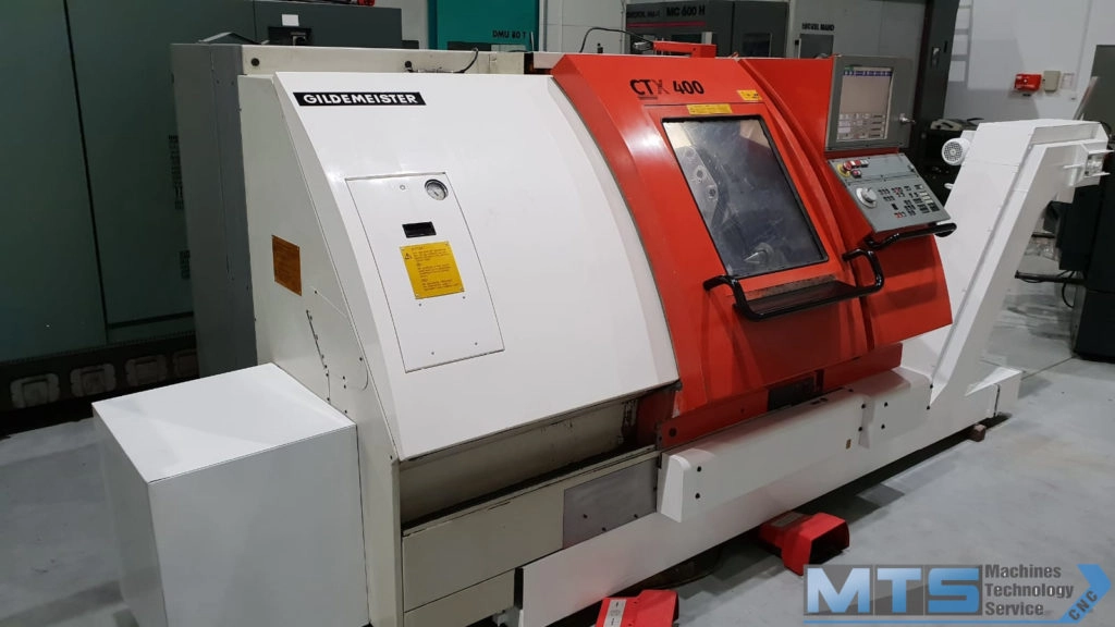 Tokarka CNC Gildemeister CTX 400 z osią C i napędzanymi narzędziami