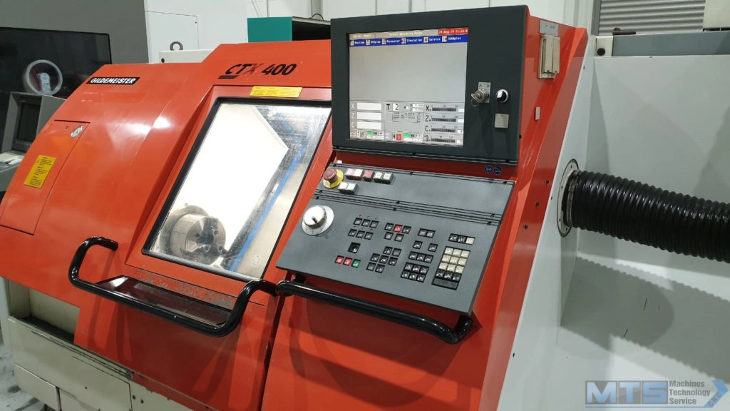 Tokarka CNC Gildemeister CTX 400 z osią C oraz napędzanymi narzędziami