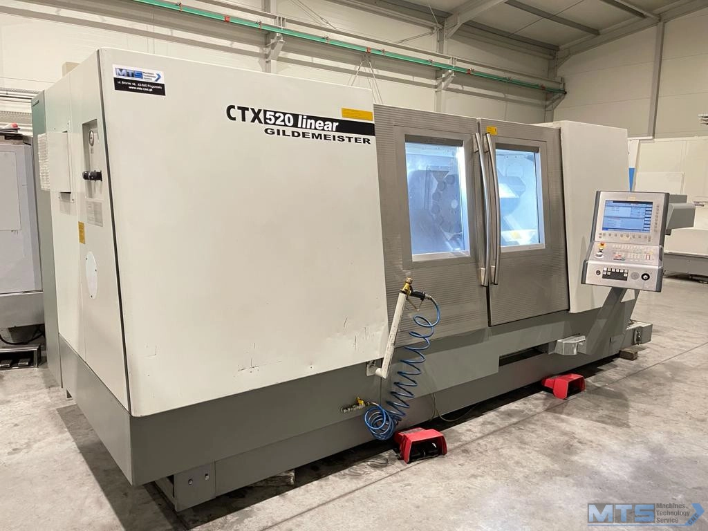 Tokarka DMG CNC Gildemeister CTX520 linear z osią C oraz napędzanymi narzędziami