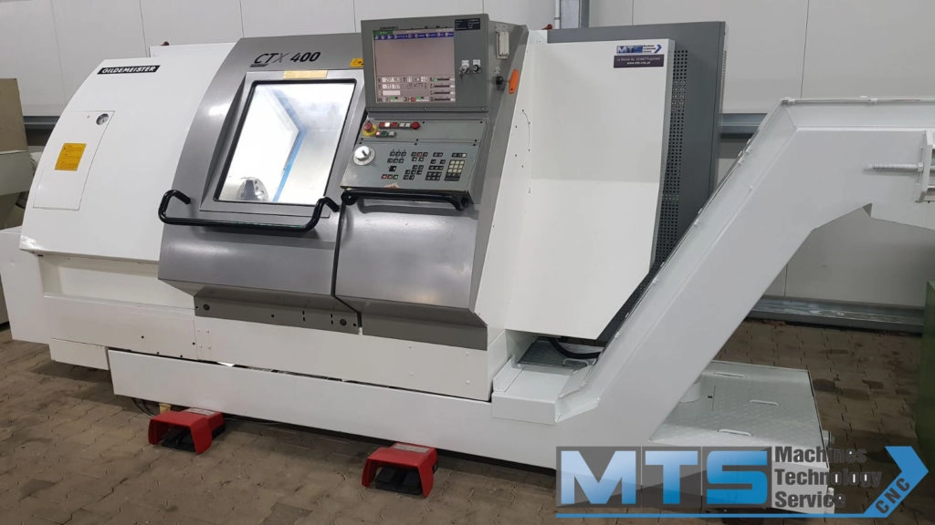 Tokarka CNC Gildemeister CTX 400 z osią C oraz napędzanymi narzędziami