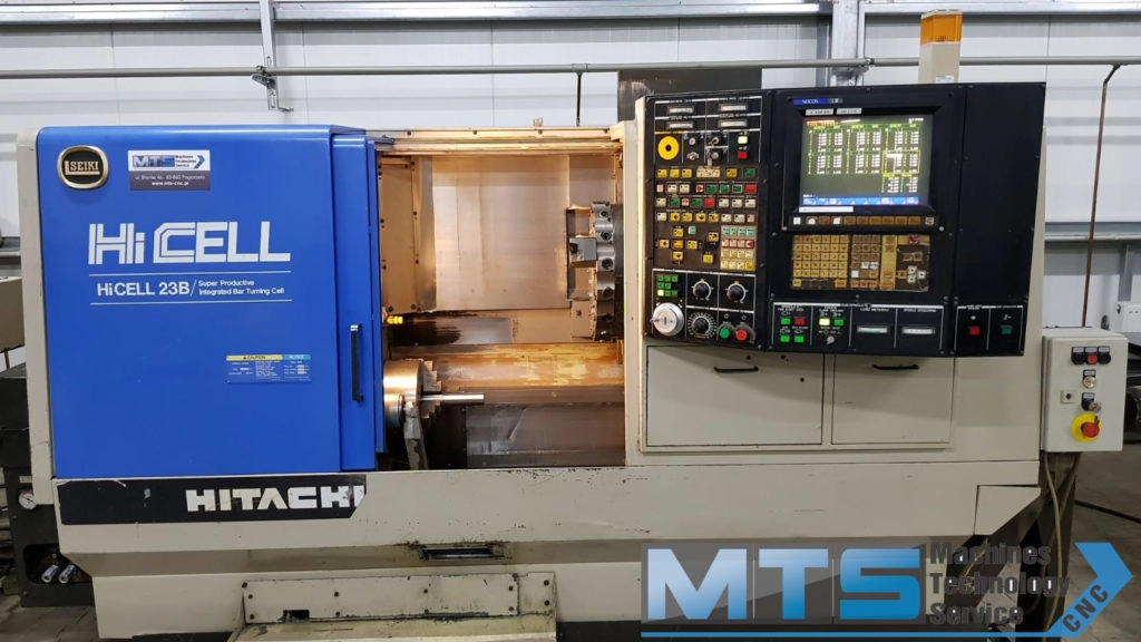 Tokarka CNC HITACHI HiCELL 23B, 5-cio osiowa z napędzanymi narzędziami